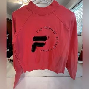 Fila cropped hoodie